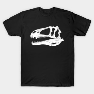 Acrocanthosaurus fossil skull T-Shirt